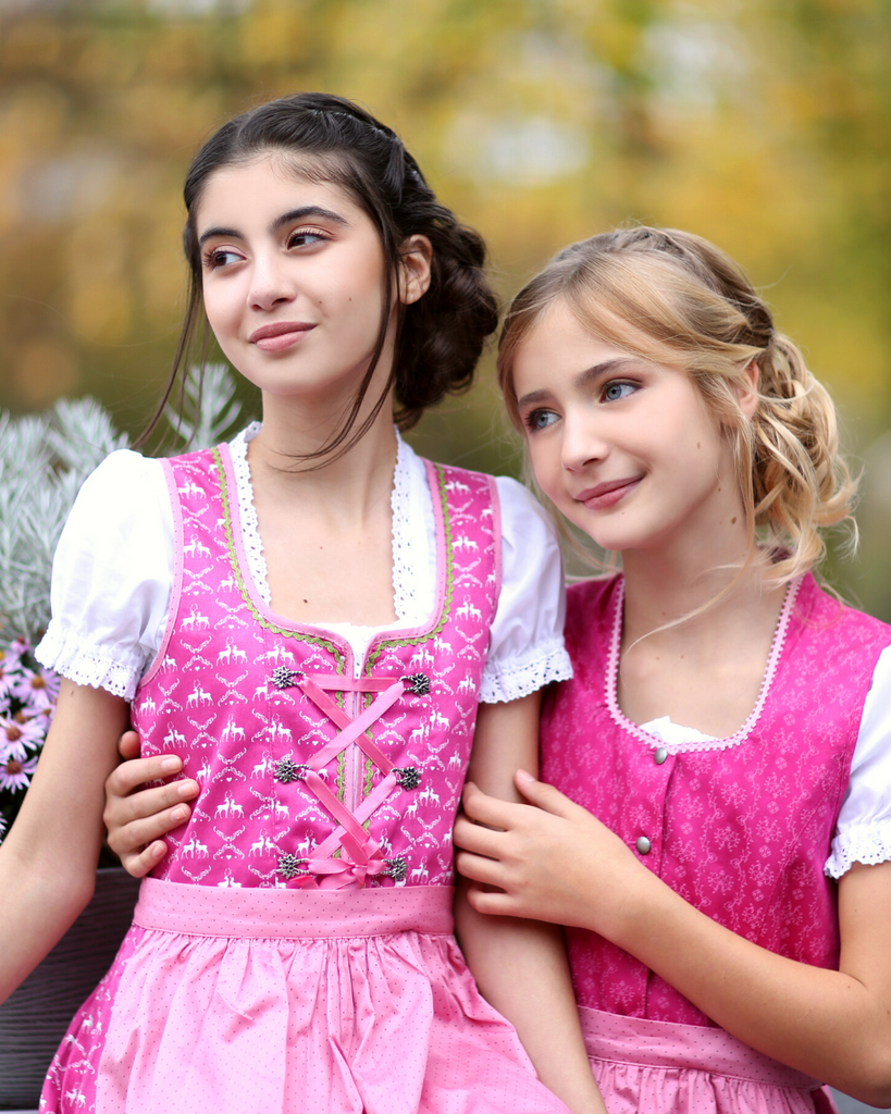 Ramona Lppert Drndl Ma karert rosa blau Knderdrndl für Mädchen Ramona Lppert Drndl Ma karert rosa blau Knderdrndl für Mädchen